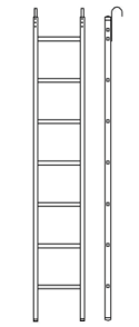 Komponentförteckning Komponenter Art nr Kod Mått (m) Vikt (kg) Tillbehör till KPU175 och KPU125 8149200 KPUS 2,13 3,2 KPUS Aluminium- och ståltrappor L x H Stegtrappa Stål 8144040 8144060 STRS175