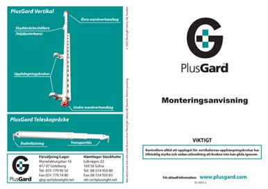 Instruktioner, Universalställning Montering av