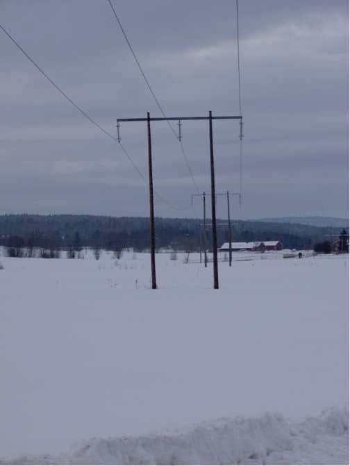 2 Lokalisering, omfattning och utformning Samrådet gäller ombyggnation av en befintlig 130 kv kraftledning i sträckan Utansjö Murberget, se karta i figur 1.