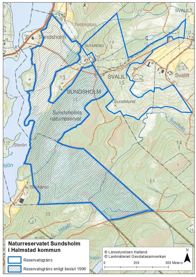 FÖRSLAG TILL BESLUT 1 (11) Bildande av naturreservatet Sundsholm i Halmstad kommun Postadress