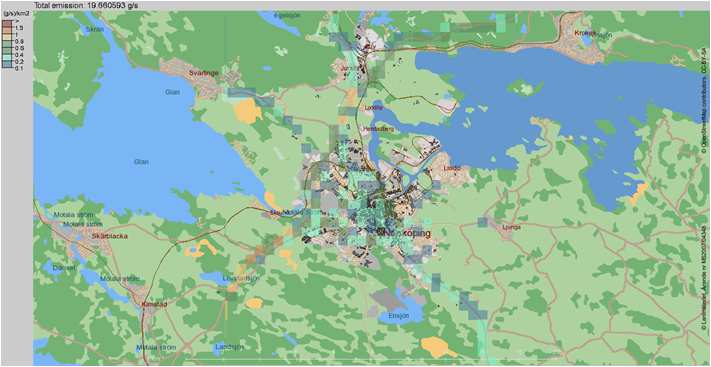 Dokumentation av indata Enligt föreskrifterna är det alltid tillåtet att använda beräkningsmodeller i kontrollen, antingen som komplement till mätningar eller som enda utvärderingsmetod när halterna