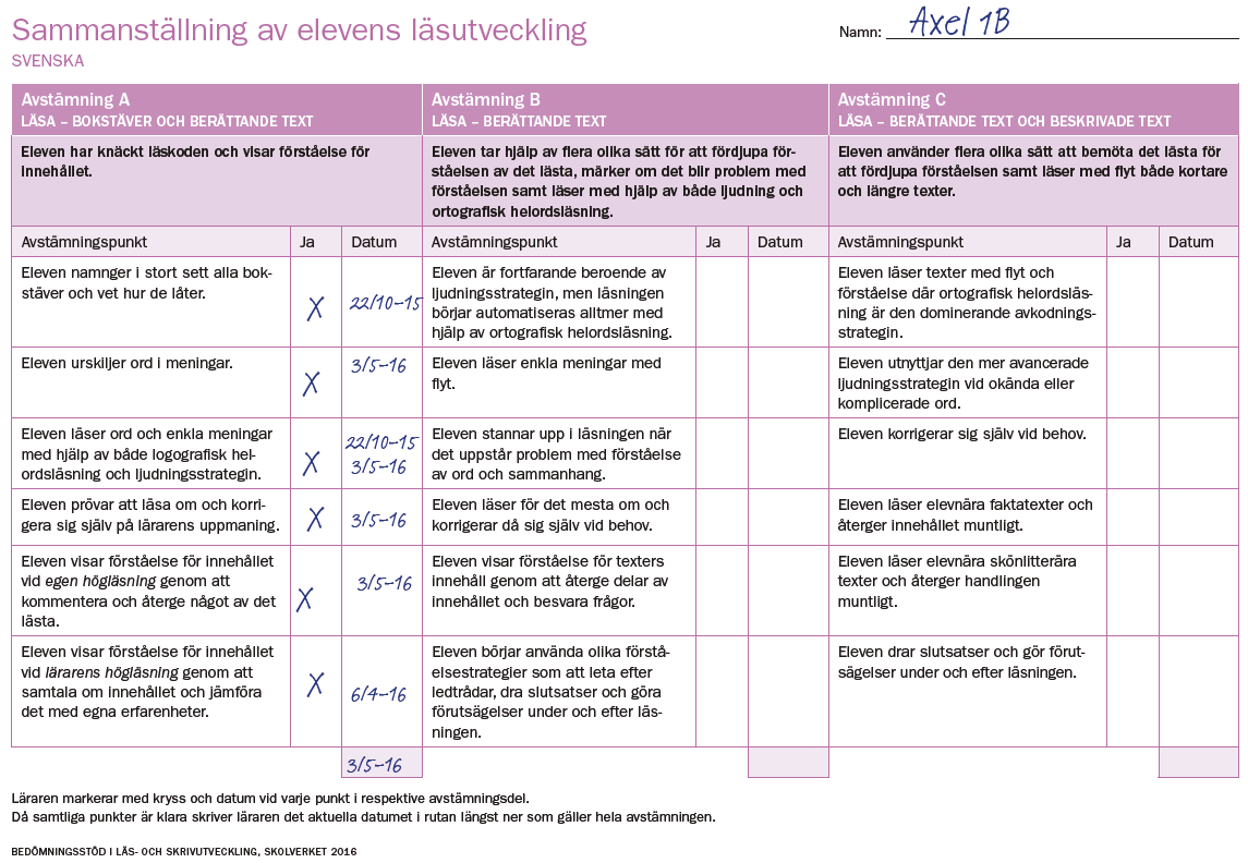 3. Läsa 9