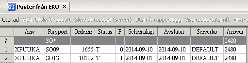 Lathund Utskrifter av EKO fakturor och/eller rekvisitioner i Agresso Har du även godkänt fakturor på samma datum så får