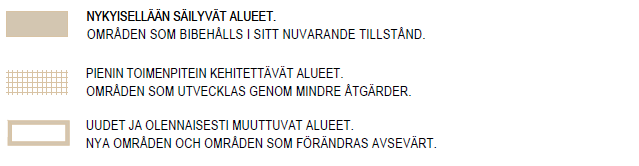 Generalplanen för stadscentrumet: Utdrag ur generalplanen för stadscentrumet som fastställts år 2006.