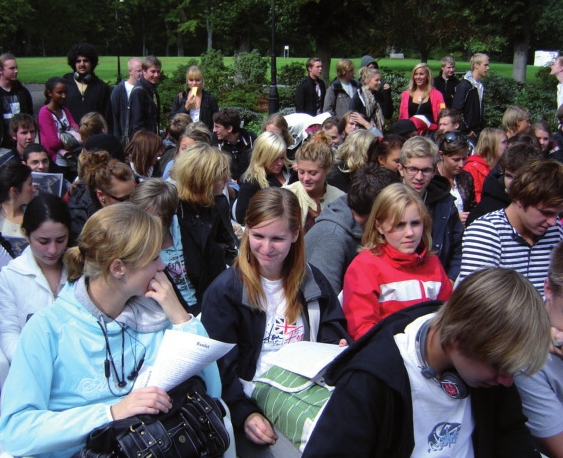 Gymnasieskolans innehåll och omfattning Bakgrundsvariabler Antalet elever folkbokförda i kommunen Samtliga kommuner har haft en kraftig elevökning sedan den första undersökningen genomfördes 2004.