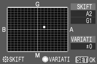 3 VitbalansompensationN Du an orrigera standardfärgtemperaturen för vitbalansinställningen. Korrigeringen har samma effet som att använda ett filter för färgtemperatur eller färgompensation.