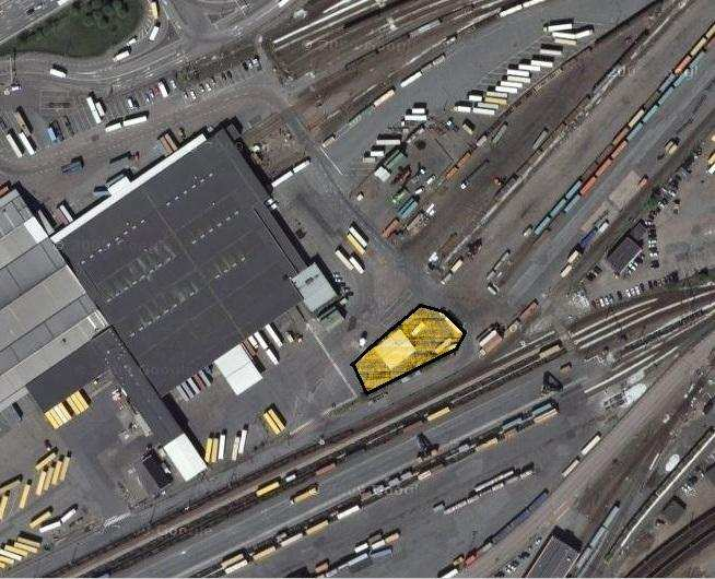 Figur 12 STS verksamhet på Göteborg Norra. Källa: Google Maps, 2013.