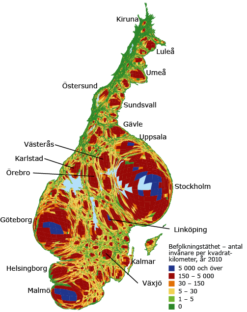 Sveriges karta om