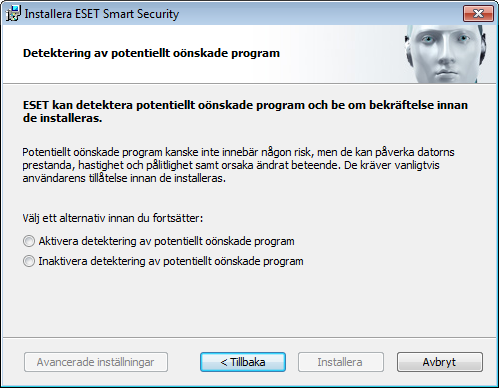 2.2 Offline-installation När du har startat installationsprogrammet offline (.msi) tar installationsguiden dig igenom installationen.