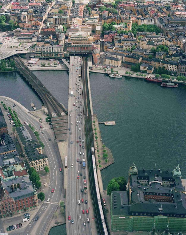 Centralbron mot norr