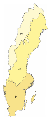 ΣIndexnorm MISA= 6 MISA-värdet kan på detta sätt variera mellan 0 och 100. Den ekologiska kvaliteteskvoten (EK) beräknas som följer: EK= MISA referensvärde 1.6.2.