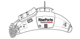 RisePorto Manual Max: 00kg Den flyttbara lyftmotorn RisePorto är utvecklad för att tillsammans med rätt lyfttillbehör smidigt förflytta en brukare mellan två enheter.