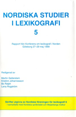 NORDISKE STUDIER I LEKSIKOGRAFI Titel: Forfatter: Funktion och attityd i Svensk konstruktionsordbok Ulla Clausén Kilde: Nordiska Studier i Lexikografi 5, 2001, s.