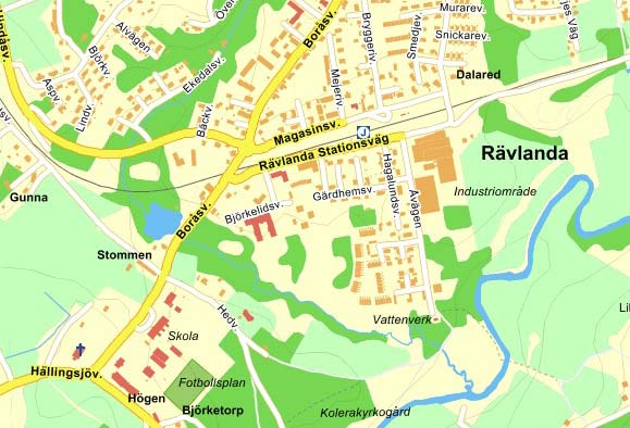 Sektorn för samhällsbyggnad Granskningshandling Mars 2016 Detaljplan för Rävlanda 4:145 m.fl.