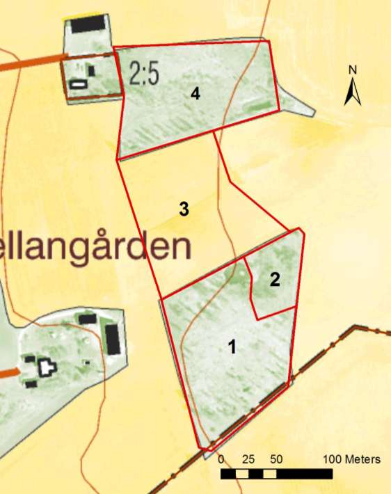 6 Kartor OBS. Karta 1, häradskarta för reservatet, visas i del A, kap. 3.2. Karta 2.