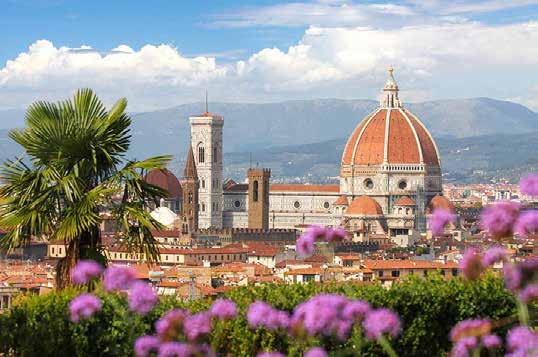 Dag 9 21 sep Florence/Pisa (Livorno), Italien Hamnstaden La Spezia är omringad av det spektakulära toskanska landskapet.