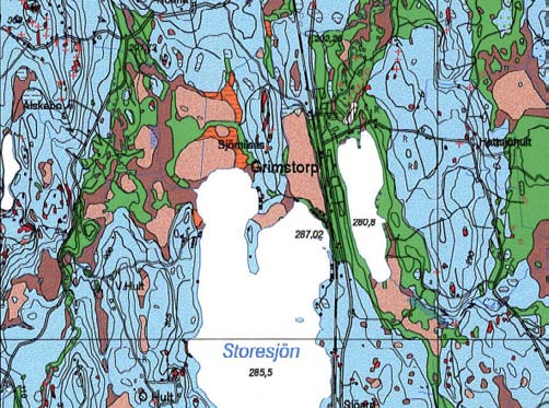 Rapport 5862 - Föroreningsspridning Tillämpning och utvärdering av metoder Delrapport 1a Figur 3. Fastighetens (Hattsjöhult) placering i Grimstorp, bakgrundskarta www.lst.se Figur 4.