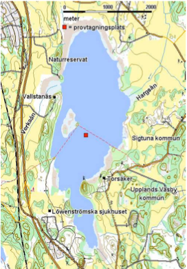 Fysingen Fysingen är en måttligt näringsrik slättlandsjö vars tillrinningsområde domineras av jordbruksmark. Ytan är 4,9 km 2 och avrinningsområdet uppgår till 120 km 2.