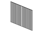 FLEXI GOLV- OCH BORDSSKÄRMAR Flexi golvskärm finns i 2 höjder med bredd 1000 mm. Vitlackerad fyllning (T0). Metalldetaljer lackerade i mörkgrå metallic struktur (26) eller vit (53).