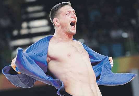 8 OLYMPIZMUS sobota 13. 8. 2016 VÝSLEDKY ŠTVRTOK 11. AUGUSTA FINÁLE DŽUDO HRY XXXI. OLYMPIÁDY RIO DE JANEIRO 5. 21. 8. 2016 MUŽI - DO 100 kg: 1. Krpálek (ČR), 2. Gasimov (Azer.), 3. Maret (Fr.