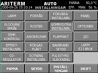 la orsaken till störningen från systemet, varefter du kvitterar larmet med RESET -knappen. Efter det här fortsätter systemet sin funktion. 2.