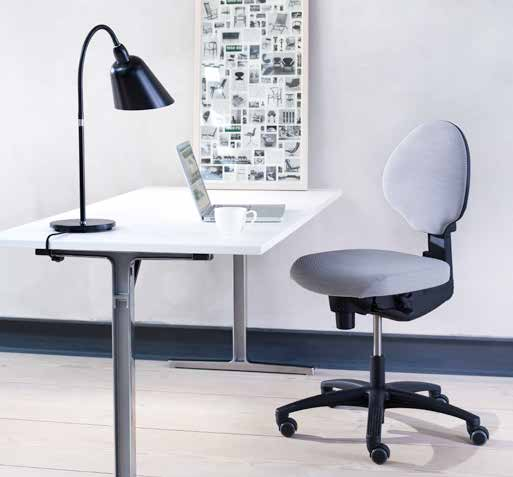 RBM 500 series RBM 500 är en flexibel kontorsstol som passar in i en läromiljö eller på små kontor, där användarna är många och olika.