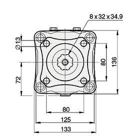 SLPD 20/20-64/32 DIN SAVTEC SLPD 20/20-64/32 DIN Savtec är försedd med SAVTEC avstängningsventil. Med en Savtec ventil kan en SLPDpump styras så att den bara matar olja vid behov.