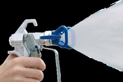 yrkesmåleri Kampanjer Vinter 2016/17 Graco Ultra Max 795 Pro Contractor Den kraftfulla färgsprutan för de stora jobben. Kan spruta alla byggnadsmålerifärger direkt ur burken.