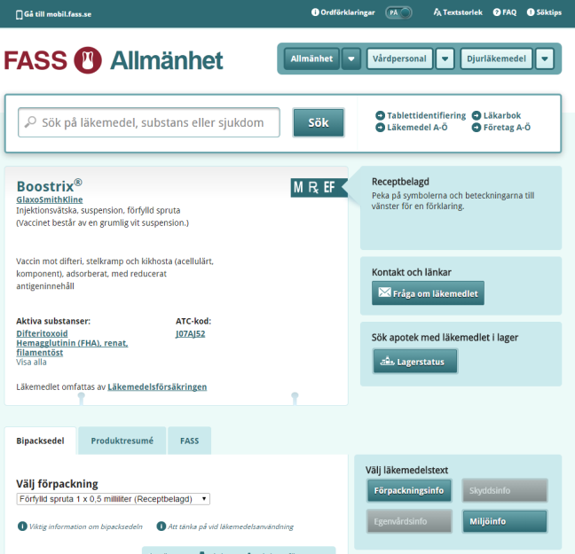 MVK - Journalen Användaren (patienten) ser all