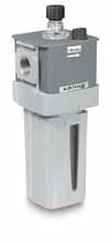 Översikt Luftberedning P31 Mini Husbredd 40 mm 1/4"- anslutning Flöden på upp till: dm 3 /s Filter 12 Coalescingfilter 2 Regulator 30 Filter/regulator 14 Dimsmörjare 13 Funktioner: Utrymmesbesparande