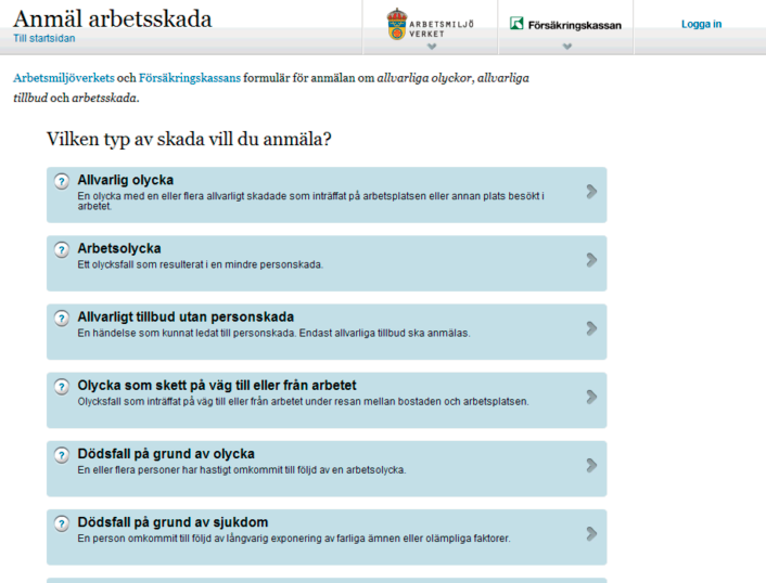 92 ARBETSSKADA Så här anmäls en arbetsskada För att få rätt till ersättning från SFB och TFA ska arbetsskadan anmälas till Försäkringskassan respektive AFA Försäkring.