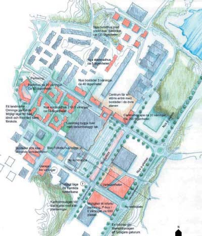 3 Framtida situation 3.1 Utbud av parkering Utbudet av parkering i Orminge centrum kommer att påverkas av planerad exploatering.