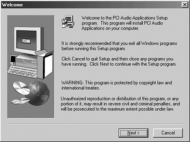 Installation av drivrutin för Windows 95 / 98 / ME / 2000 och XP Mata in medföljande CD-ROM i CD-ROM, eller DVD-spelaren.