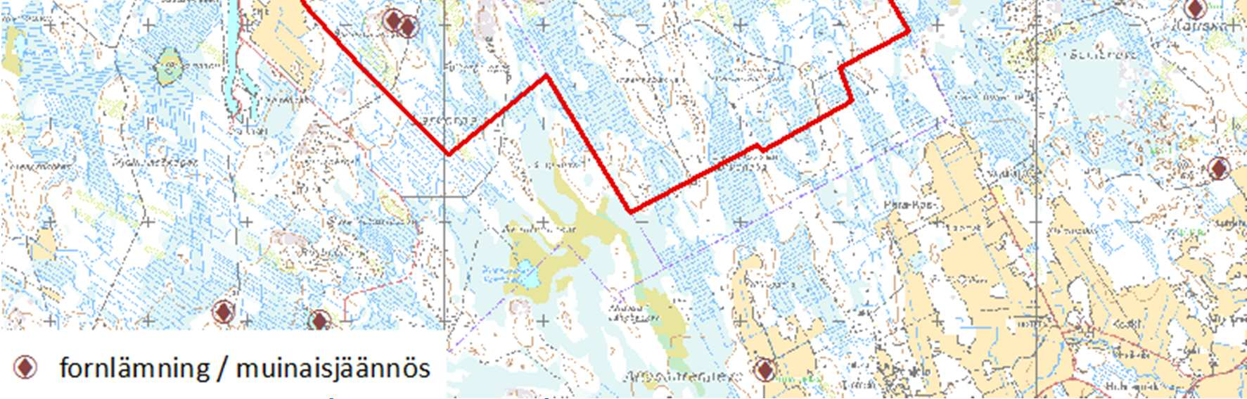 9 (15) Fig 7. Placering av planeringsområdet i förhållande till delgeneralplanerade områden.