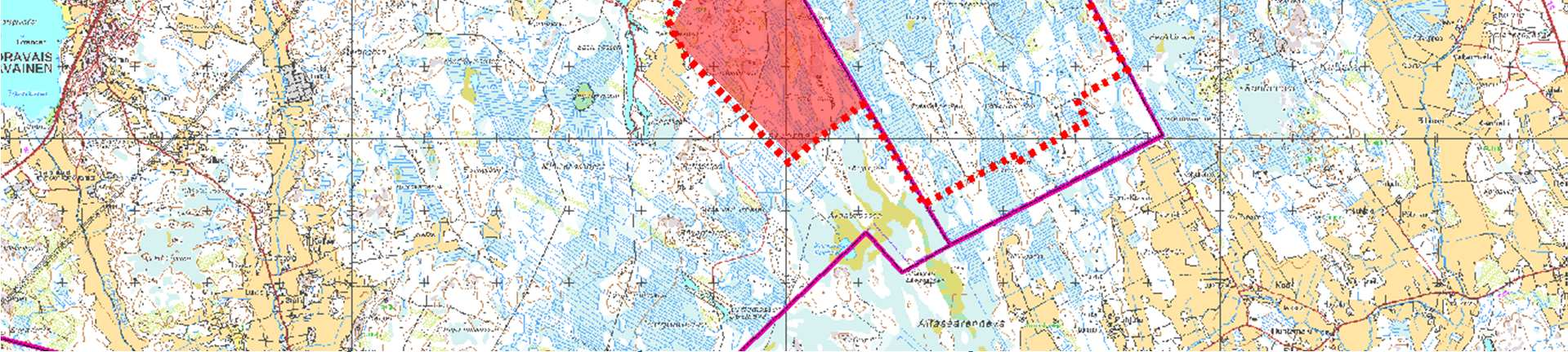 2 (15) 2 Planeringsområde Planeringsområdet befinner sig i Österbotten i Vörå kommun på gränsen mellan Vörå kommun och Nykarleby stad, sydöst om landsväg 7320 (Jepuantie-Pensalantie) och sydväst om