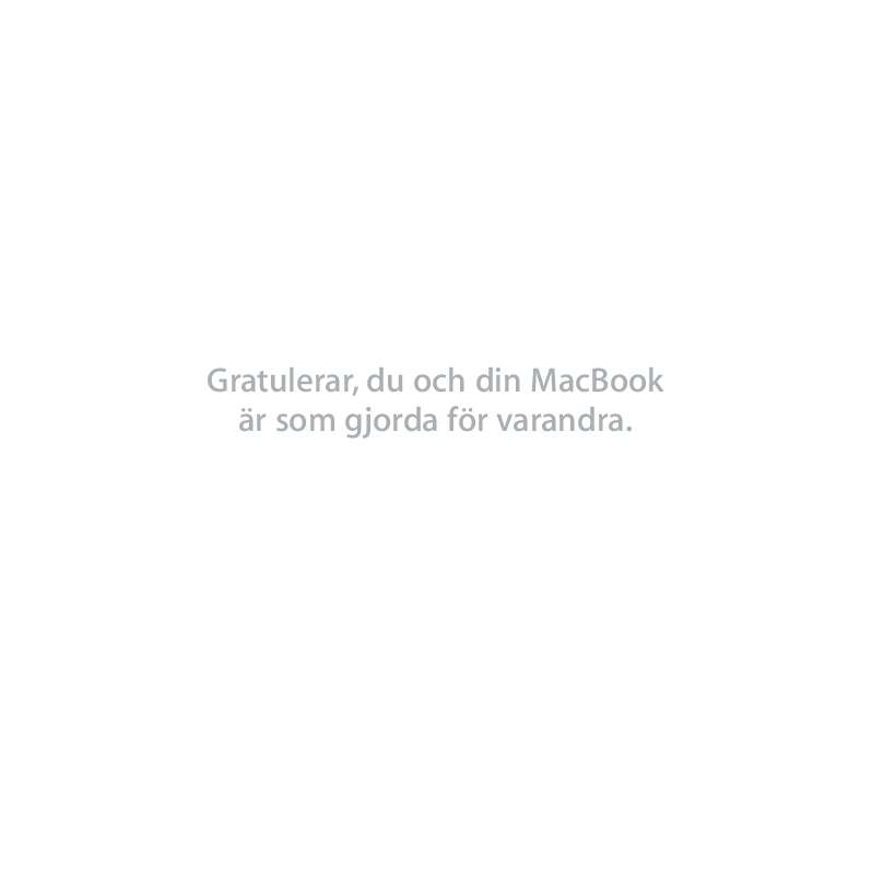 Du kan läsa rekommendationerna i instruktionsboken, den tekniska specifikationen eller installationsanvisningarna för APPLE MACBOOK 13 INCH.