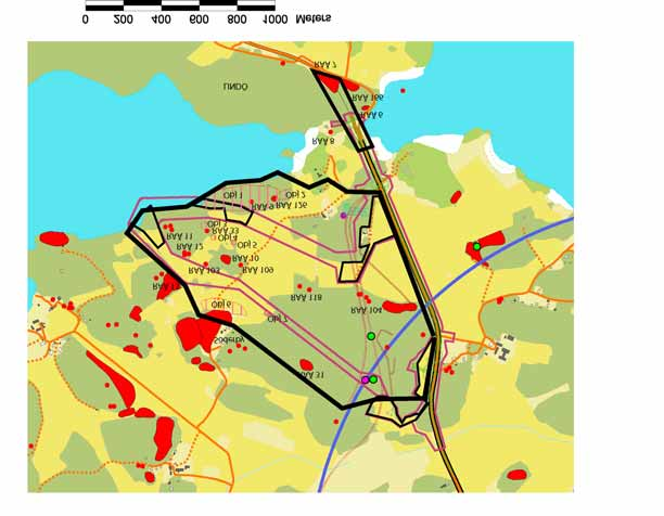 RAÄ 11 Stensättning (treudd) Fast fornlämning RAÄ 12 Stensättning Fast fornlämning RAÄ 13 Gravfält Fast fornlämning RAÄ 31 Gravfält?