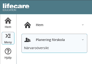 Healthcare & Welfare Sida 47/49 Är barnet anmäld frånvarande så visa det genom att barnets knapp blir orange. Det är en konfigurationsinställning om frånvaron ska visas på den offentliga skärmen.