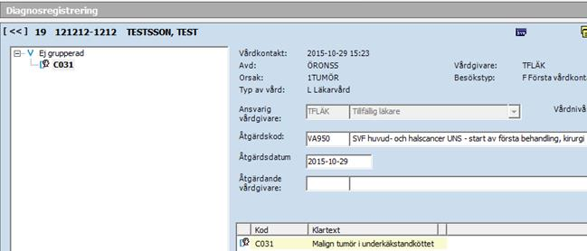 ankomstregistreras bedöms Planering Under sökning Undersöknings block A, B, C Beslut om srekommenda tion vid MDK Start av första Ny vårdbegäran Skärmbild Nytt planeringsunderlag Filterfunktion Avslut