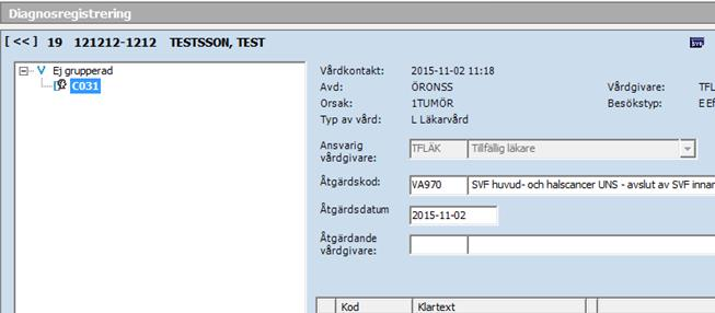 ankomstregistreras bedöms Planering Under sökning Undersöknings block A, B, C Beslut om srekommenda tion vid MDK Start av första Ny vårdbegäran Skärmbild Nytt planeringsunderlag Filterfunktion Avslut