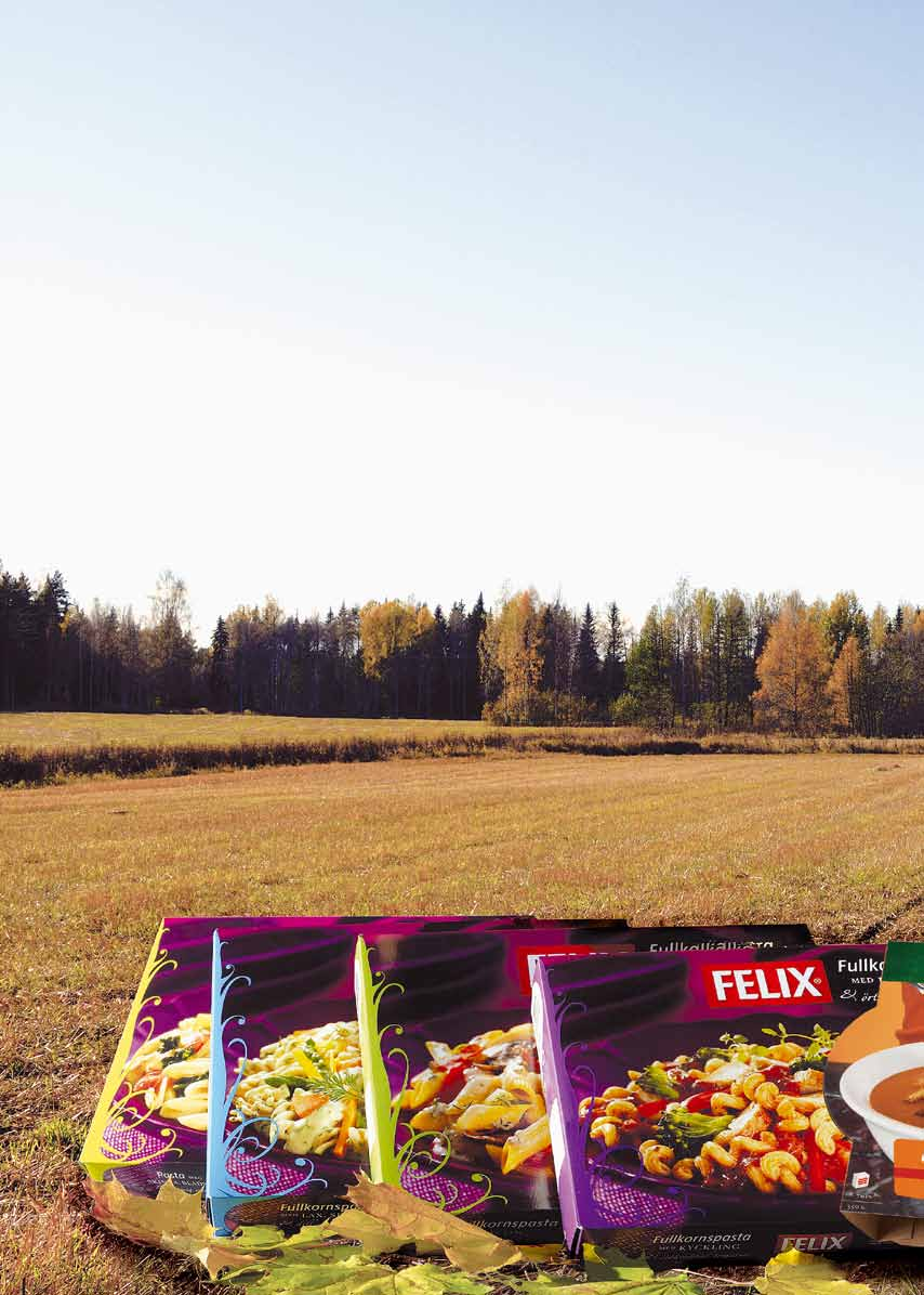 MAT, FRYST FÄRSRÄTTER 2592 D Grillbit på Werners vis med mild tomatsås, spröd röstipotatis 6 x 380 g 2865 D Farmarbiff med sås, lök, klyftpotatis och morötter 6 x 440 g 60179 D Kebab Favorit med