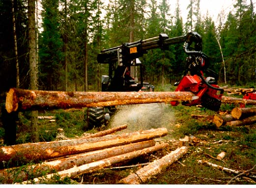 Nr 401 1998 Prov av Valmet 965 på Valmet 911 Dag Myhrman, Mats Landström, Paul Granlund & Tommy Helgesson, Trätek