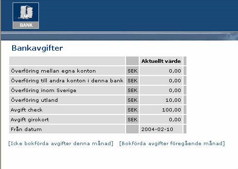 Här kan man utläsa att inlåningsräntan är 0,5 % på belopp upp till 10 000 kr. På belopp över 10 000 kr är inlåningsräntan 1,5 % Utlåningsräntan är 8 %. Ett kredittak finns på 200 000 kr, dvs.