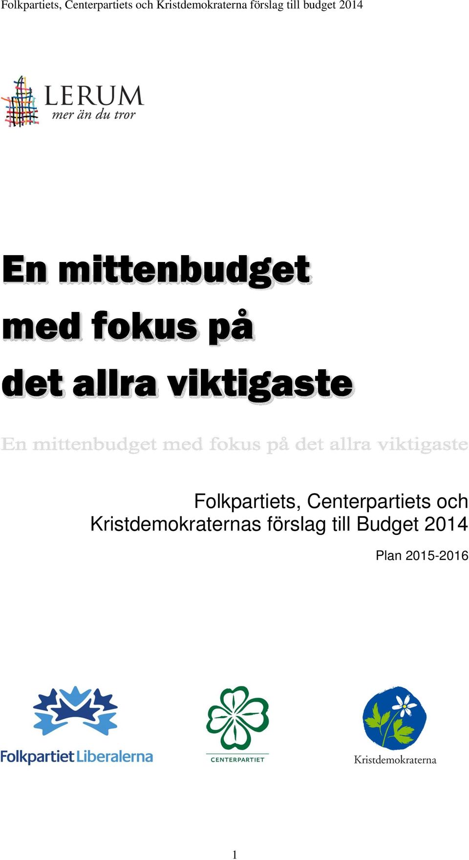 Centerpartiets och