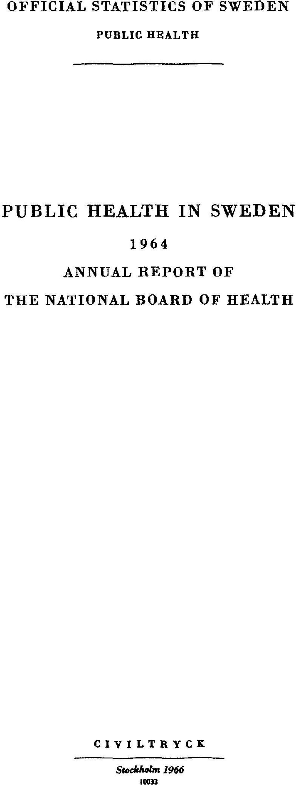 ANNUAL REPORT OF THE NATIONAL BOARD