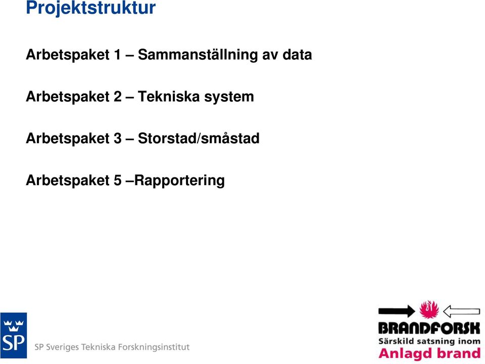 2 Tekniska system Arbetspaket 3