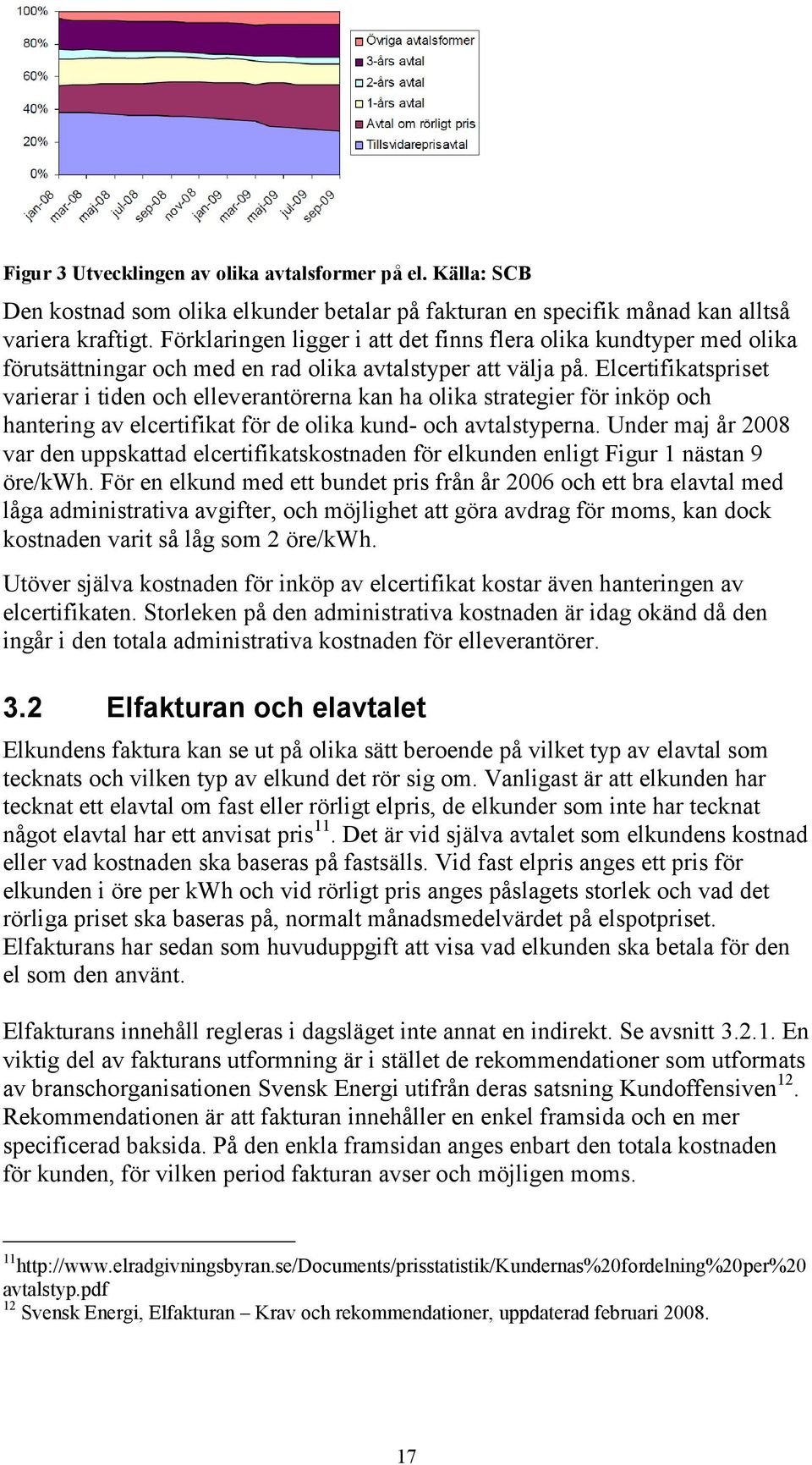 Elcertifikatspriset varierar i tiden och elleverantörerna kan ha olika strategier för inköp och hantering av elcertifikat för de olika kund- och avtalstyperna.