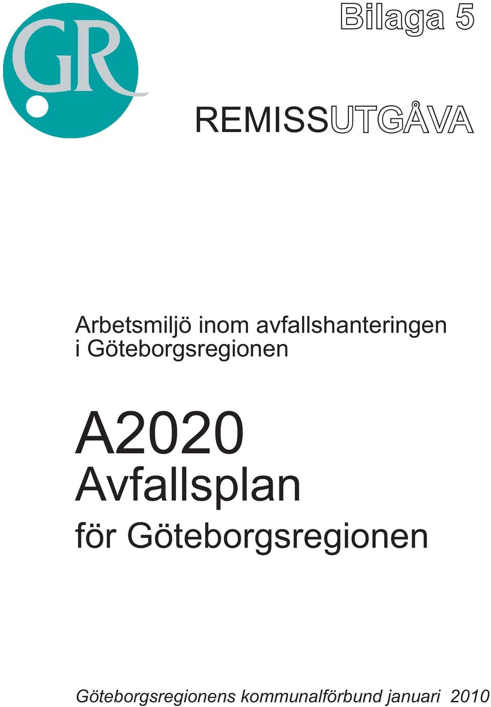 A2020 Avfallsplan för