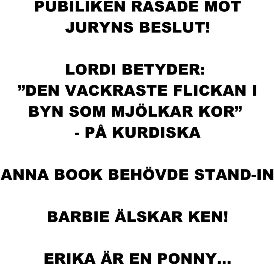 SOM MJÖLKAR KOR - PÅ KURDISKA ANNA BOOK