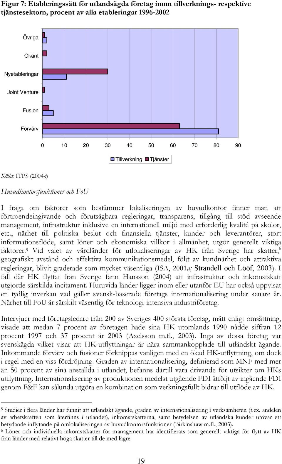 förutsägbara regleringar, transparens, tillgång till stöd avseende management, infrastruktur inklusive en internationell miljö med erforderlig kvalité på skolor, etc.